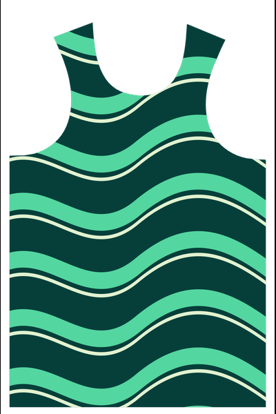 Emerald Surge basketball jersey design