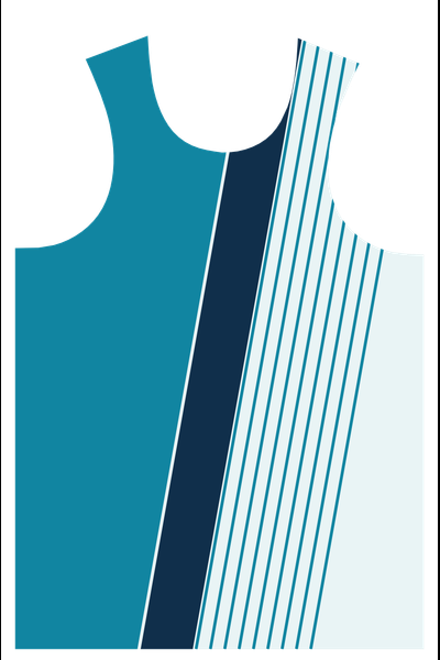 Glacier Split basketball jersey design